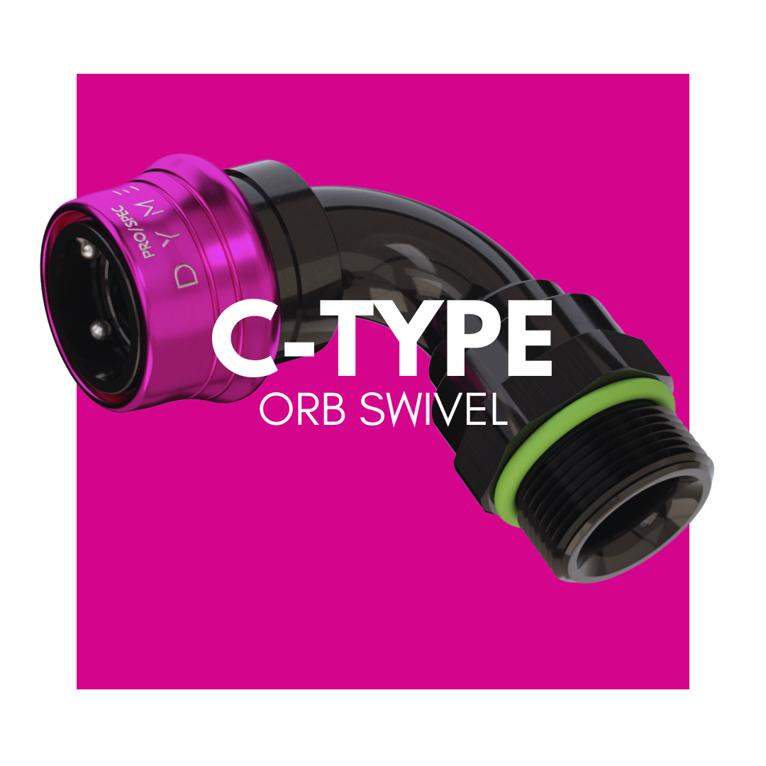 Dyme PRO/SPEC C-Type ORB Swivel (PS PURPLE)